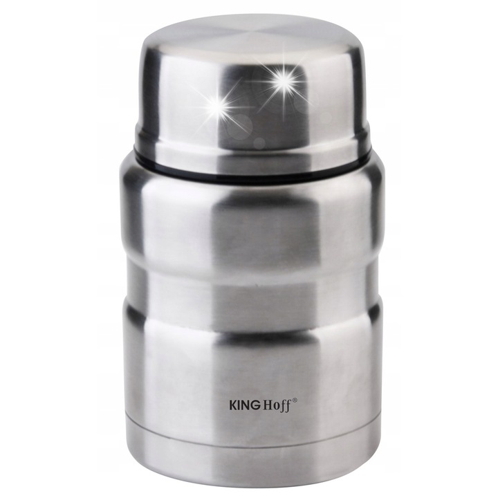 Термоси Kinghoff 0,5L, инокс, двойна стена, устойчиви на удари