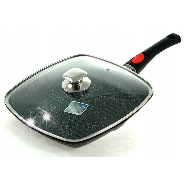Тиган Kinghoff KH 1511, 28x28см, 4.5см височина, издръжливо покритие, лесен за почистване, комплект