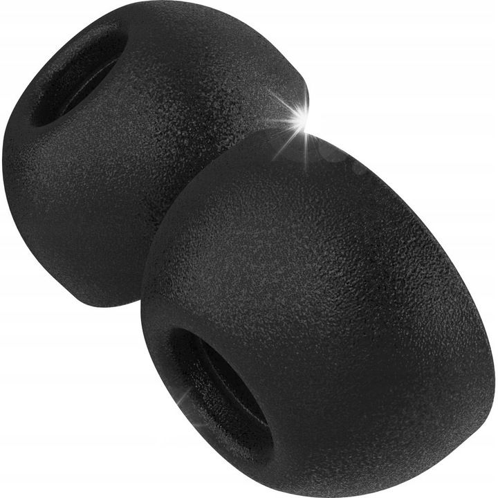 Set 2 bucati dopuri pentru Apple AirPods Pro 2, Fixed, negru, S