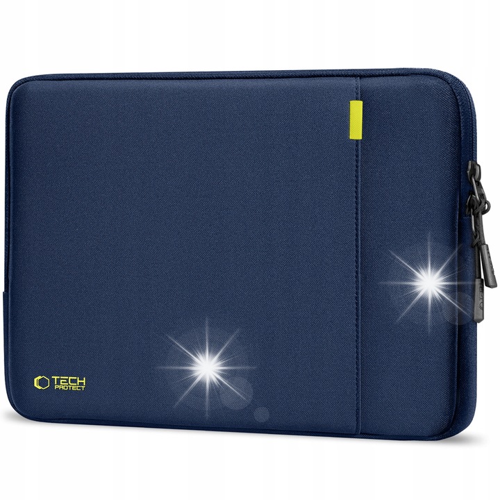 Tech-Protect laptop tok 15-16, sötétkék, méretei 37x26x3cm, 1 tokot tartalmazó szett