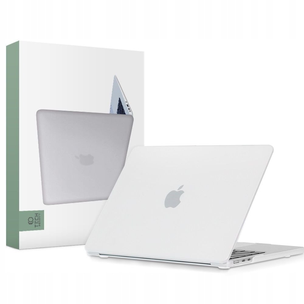 Etui Tech-Protect pentru MacBook Air 13 2022, mat, set 1x etui, transparent