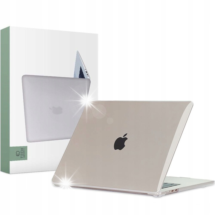 Tech-Protect SmartShell tok MacBook Air 15-höz, Crystal Clear, 1x tok szett