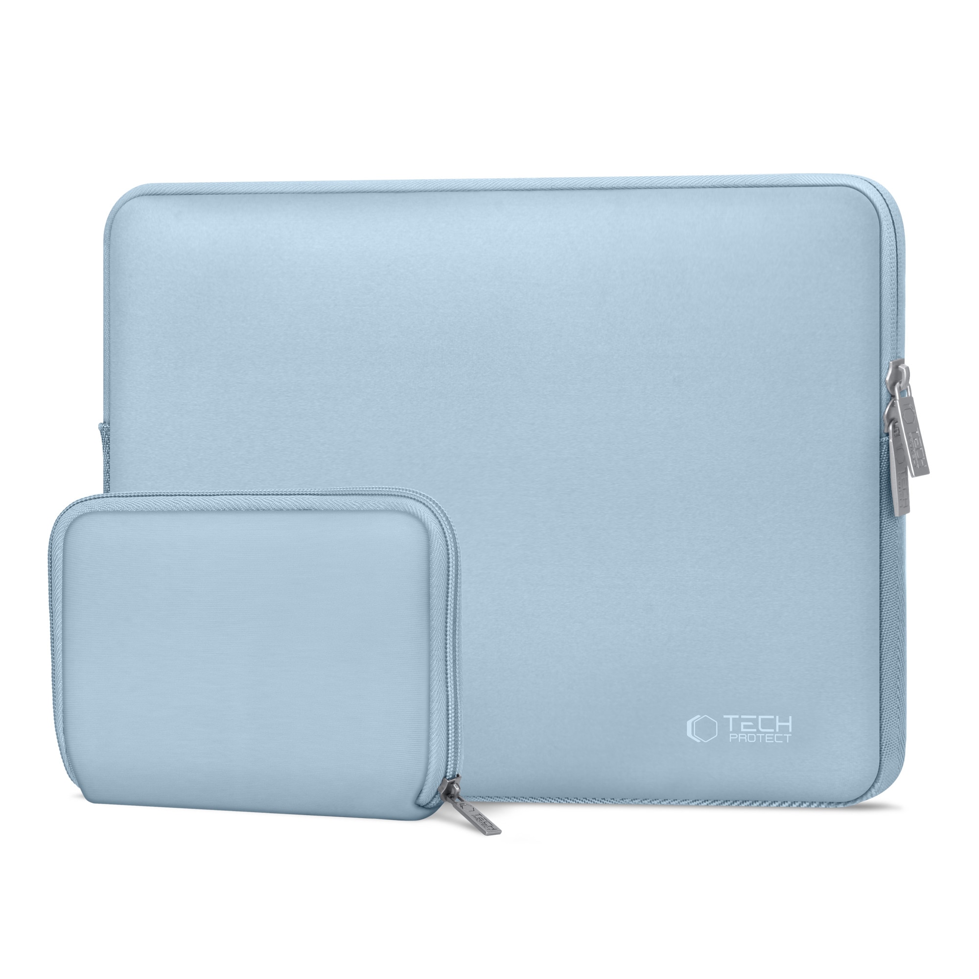 Husa laptop Tech-Protect NeoSlim set, albastru, 40x28x2cm