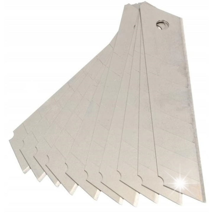 10 db szegmentált cserepenge készlet, 18mm, XL-Tools, acélból, 7 szegmens pengénként