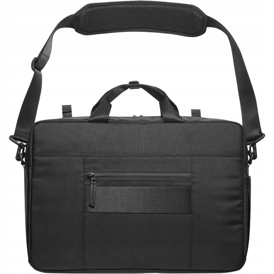Geanta laptop Spigen KD300, neagra, 16 inch, cu suport mobil si compartiment pentru Apple AirTag