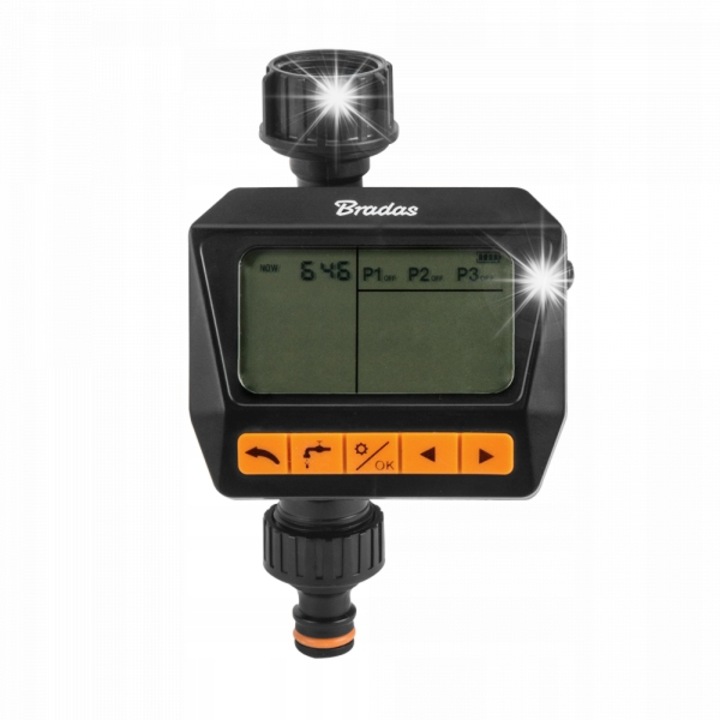 ЕЛЕКТРОНЕН ПРОГРАМАТОР ЗА НАПОЯВАНЕ за кран 3/4 LCD BRADAS