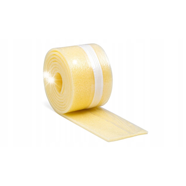Tasma brzegowa pentru incalzire in pardoseala, Besser, 15cm x 8,5mm, set 25mb, cu si fara adeziv