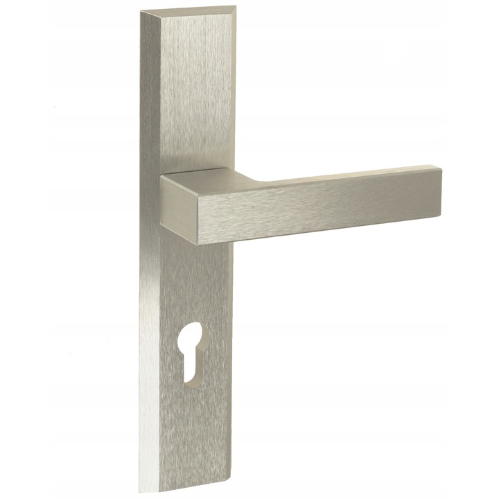 Maner usa exterior Km Express, 72mm, set manere, argintiu titan