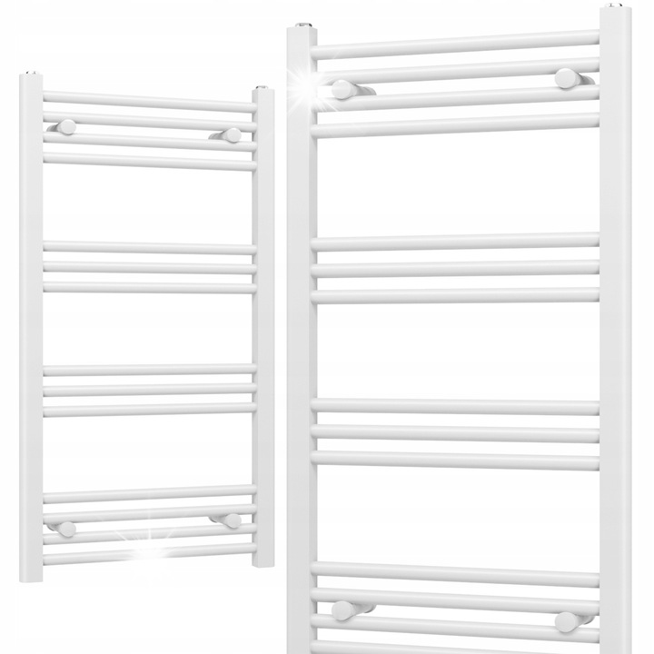 Calorifer baie Basic 600x1000mm, 463W, 14 zebre, alb