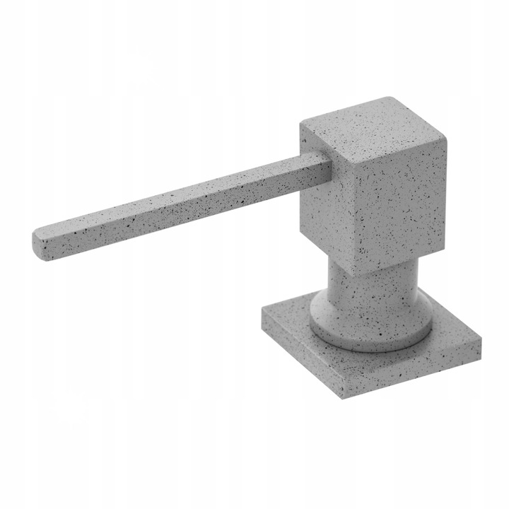 Folyékony szappanadagoló, szürke, 300ml, 280x62mm, komplett szerelőkészlet