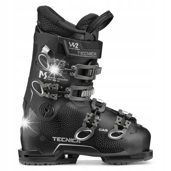 TECNICA Mach Sport 65W HV női sícipő, fekete, 265 (41 1/2)