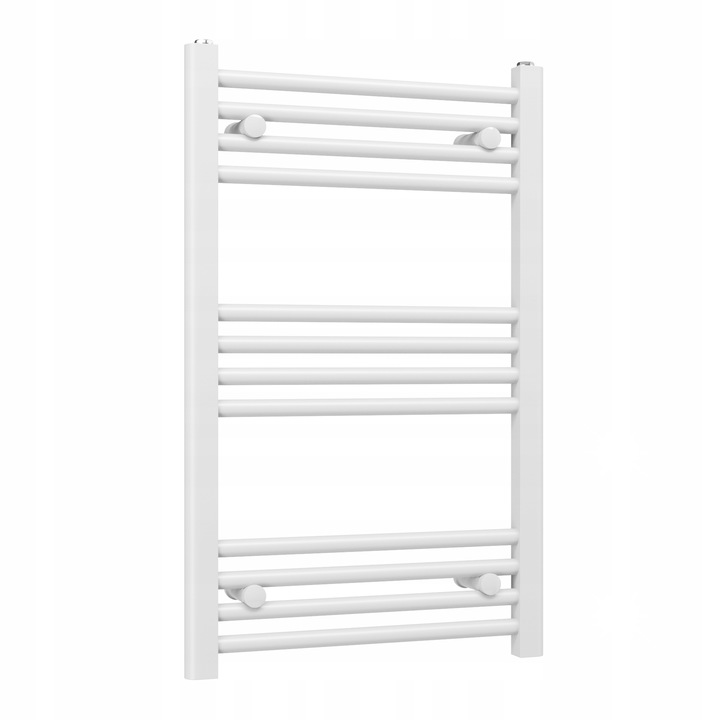 Calorifer baie Gamma Basic 500x800mm, 322W, 12 zebre, alb, set montaj inclus