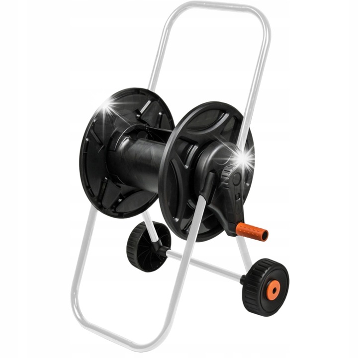 Bradas kerti tömlőkocsi 1/2'' 60m, korrózióálló, csúszásmentes kerekekkel