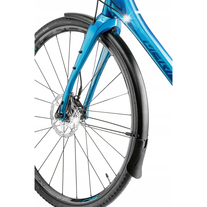 Set aparatori bicicleta Merida Silex, 28", plastic, negru