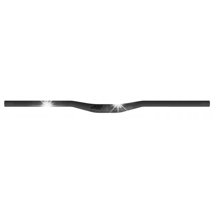 Ghidoane bicicleta Kellys ACTIVE XC 70 RiseBar, 31,8mm x 760mm, negru mat