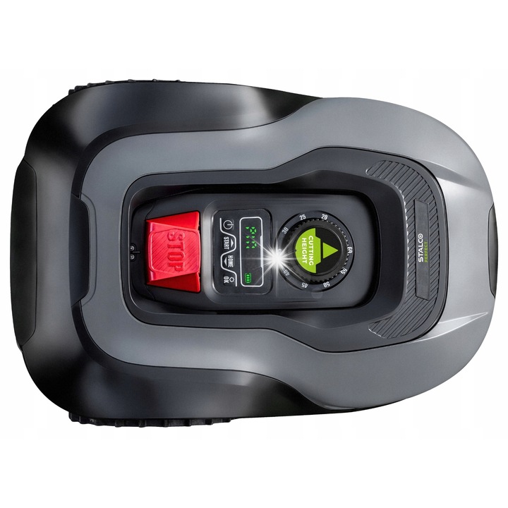 Robot de tuns iarba Stalco RMP650, set complet, 600m², WiFi, Bluetooth, 20V, 8kg