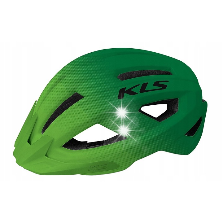 Kellys Daze védősisak, zöld, L/XL, 58-61cm, vizorral, városi típus
