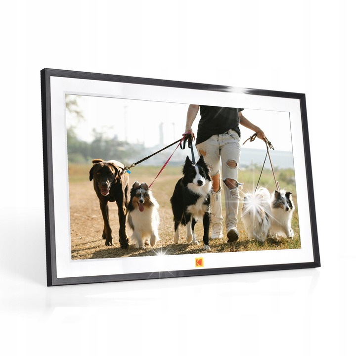 Rame foto digitale KODAK RCF-1561P, 15,6", WiFi, 32GB, touchscreen, negru, set complet