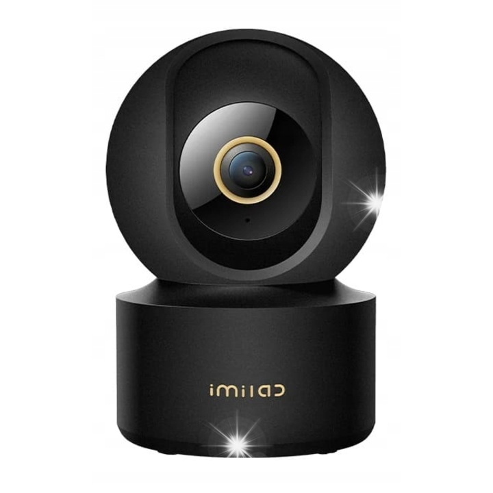 Камера за наблюдение IMILAB C22 5MP WiFi, ротационна, черна, 108x76x76mm
