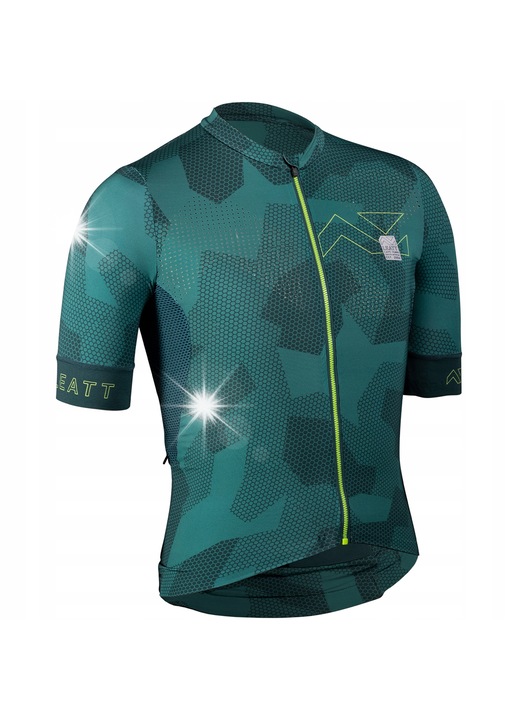 Tricou ciclism dama LEATT Endurance 5.0, usor si elastic, verde, tesatura ecologica