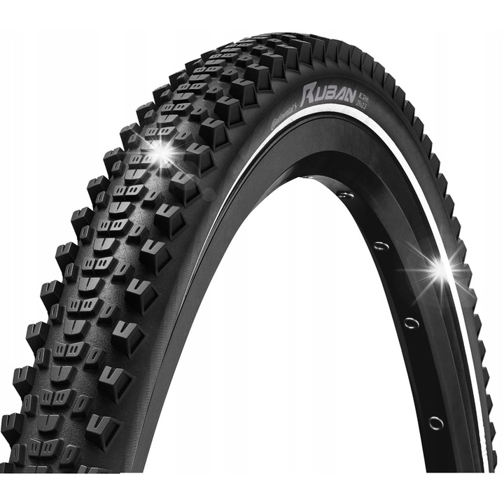 Continental Ruban 29x2,3'' (58-622) fekete, drótperemes, tubeless ready, ShieldWall rendszerű kerékpár gumiabroncs