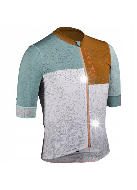 Tricou sport dama, LEATT, MTB Endurance 5.0, usor si elastic, alb, tesatura ecologica