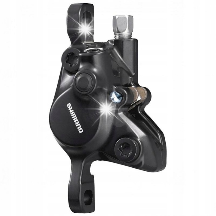 Set frane bicicleta Shimano MT200, disc, 1000mm, negru, include placute B01S si suruburi de montaj
