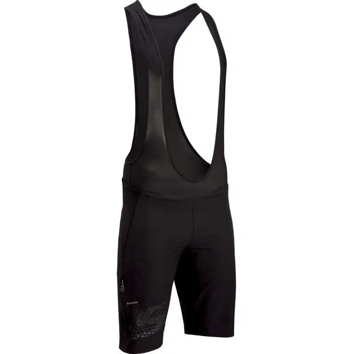 Pantaloni scurti de ciclism barbati Silvini Barrea, 2 in 1, negru, material elastic si respirabil, M INTL