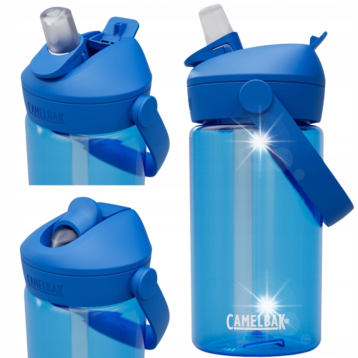 CamelBak Thrive Flip Straw gyerek kulacs, 400ml, kék, Tritan Renew anyag, Flip, Bite, Sip rendszer