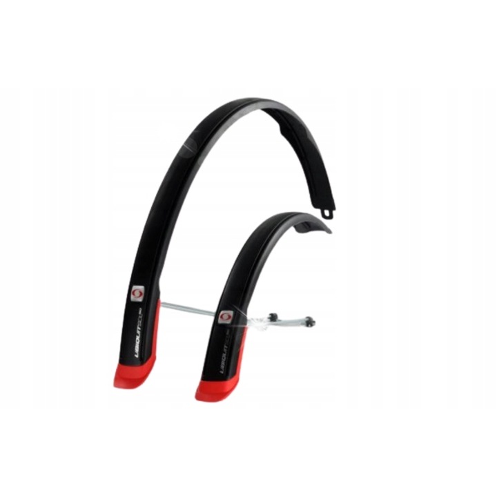 Aparatori bicicleta Simpla UBIQUIT set 28'', 50mm, negru