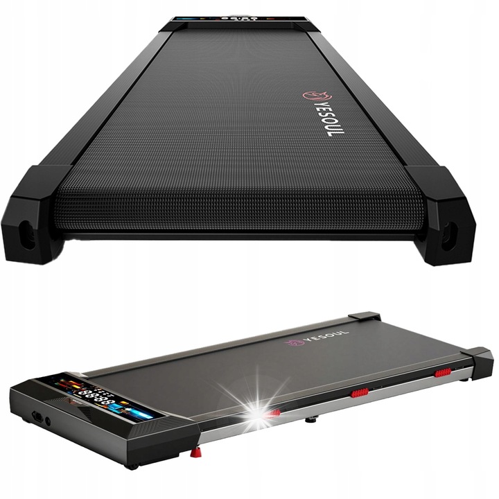 Bieznia de alergat compacta YESOUL W1, 120kg, 6 km/h, 10,9cm x 40cm, pentru birou