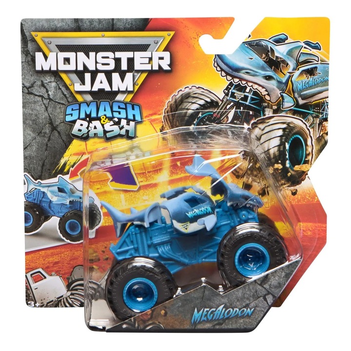 Monster Jam Smash And Bash Метална количка в мащаб 1 към 64 6072396