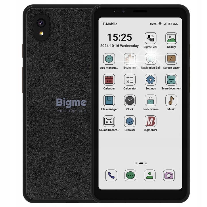 Електронна книга и смартфон 2 в 1 Bigme HiBreak, 5,84", 6GB RAM, 128GB, черен