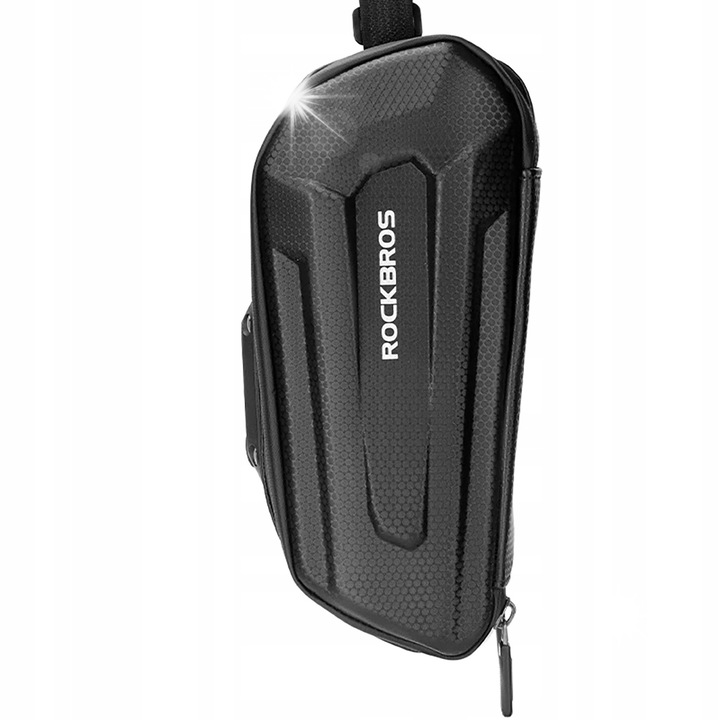 Torba bicicleta Rockbros B69, 1.8l, neagra, sistem de eliberare rapida, compatibila cu majoritatea saelor