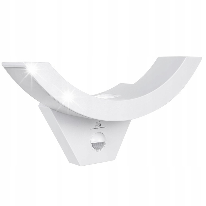 LED лампа Maclean MCE290 W със сензор за движение, 10W, 800lm, бяла, IP54