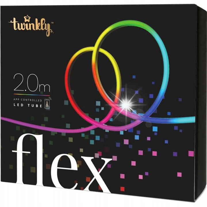 Twinkly 192 RGB 2m okos LED szalag, többszínű, 15W, 2. generáció