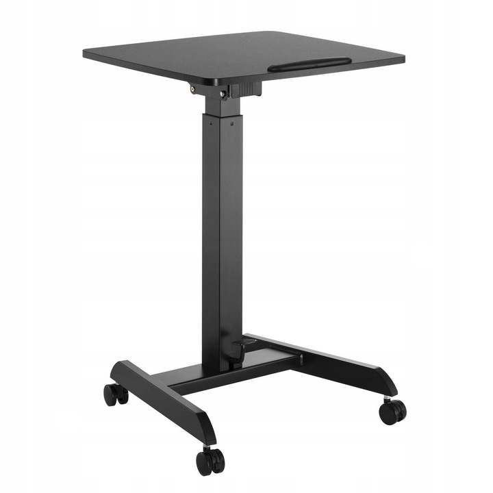 Maclean MC-892B laptop asztal, állítható magasság 76-113 cm, felület 60x52cm, fekete színű, komplett szett
