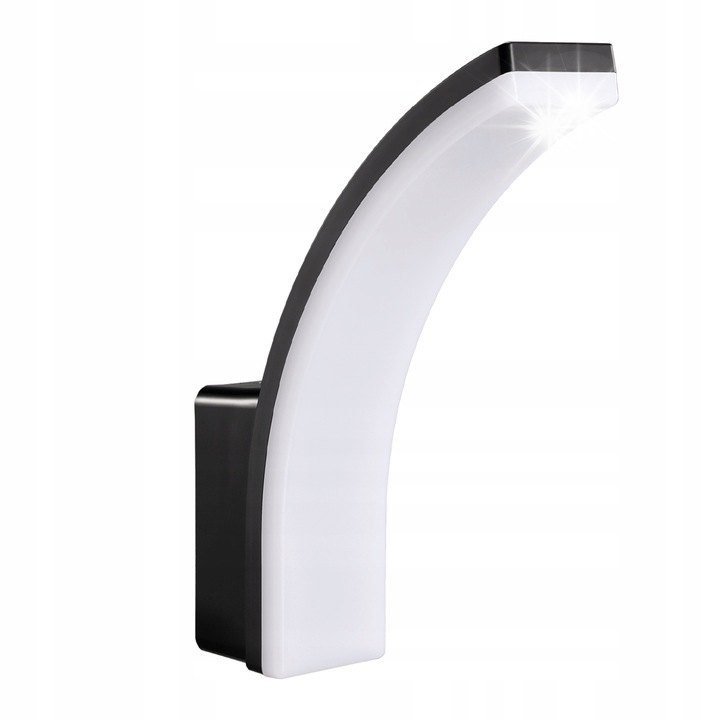 LED аплик Maclean MCE511 B, 20W, 2750lm, IP65, черен, 25x18.8x6.6cm