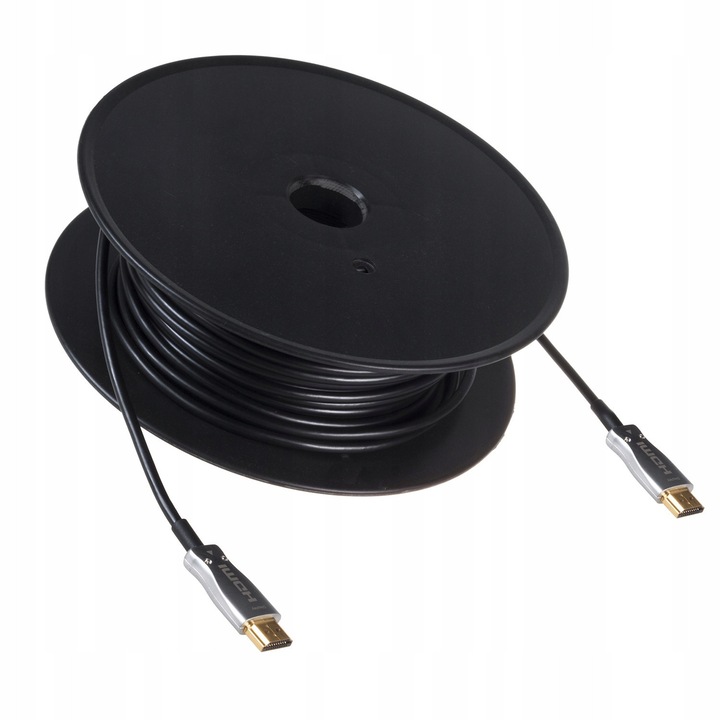 Кабел HDMI Maclean MCTV-623 30м, черен, поддържа 4K, HDMI 1.4