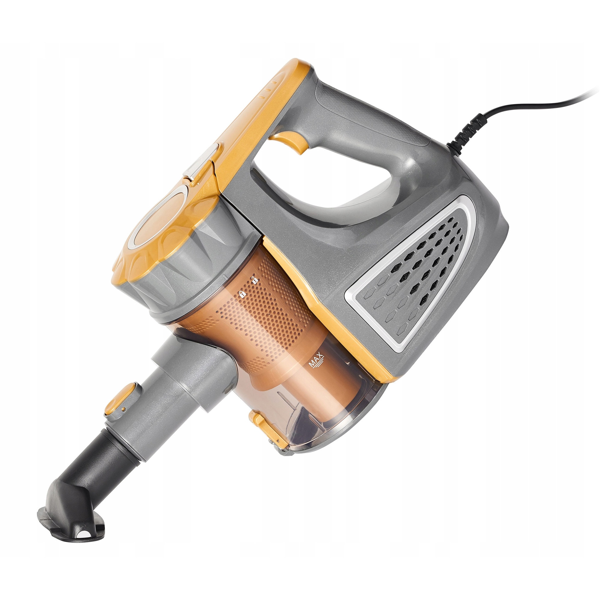 Aspirator vertical fara sac Adler AD 7036, 800W, 1.5l, portabil, portocaliu, set 3 duze
