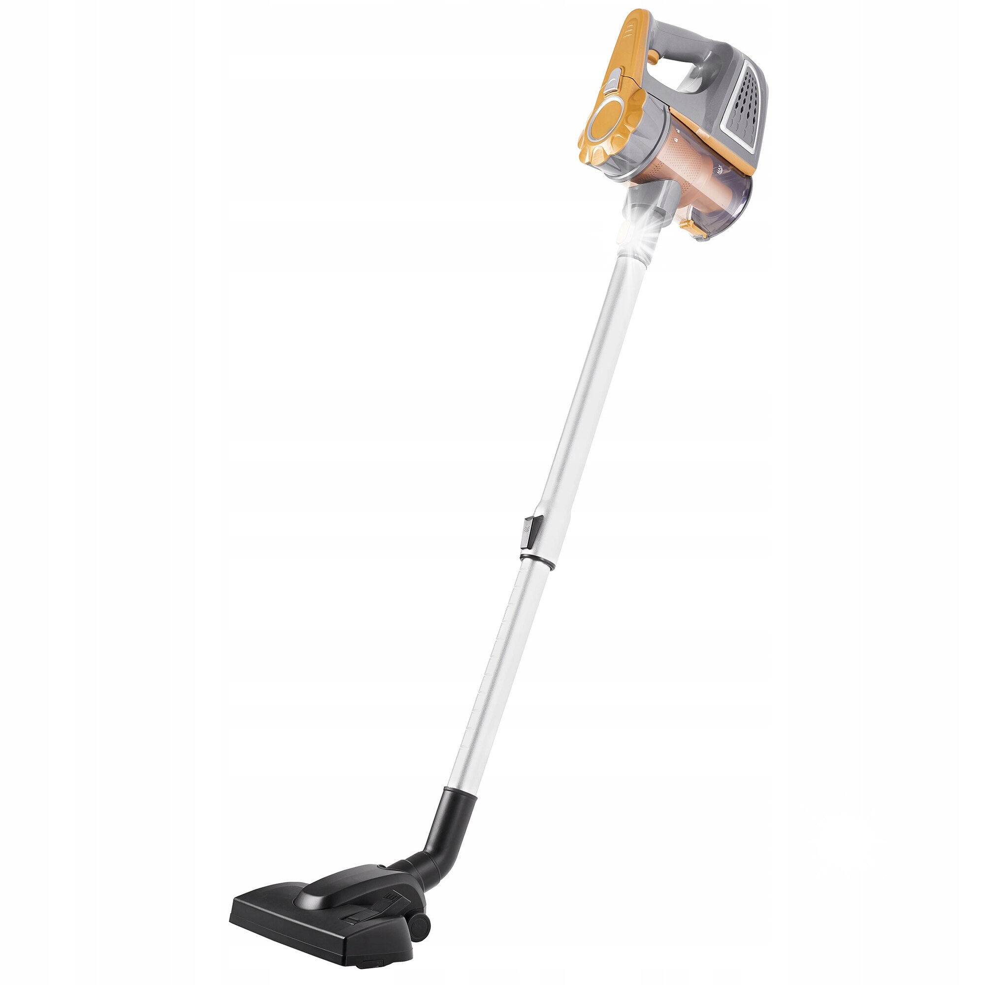Aspirator vertical fara sac Adler AD 7036, 800W, 1.5l, portabil, portocaliu, set 3 duze