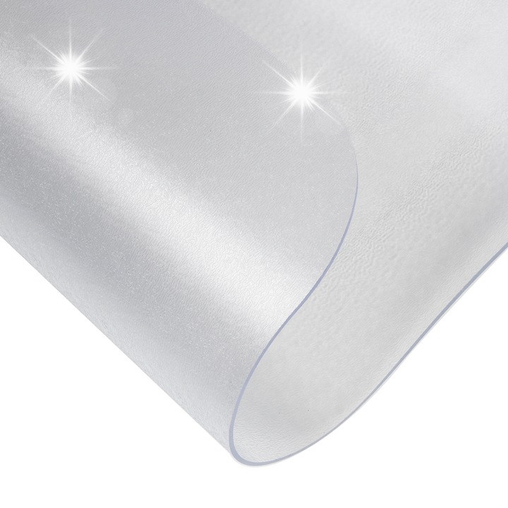 Mata de protectie transparenta Ergo Office ER-421, 120x90cm, 2mm grosime, colturi rotunjite, set