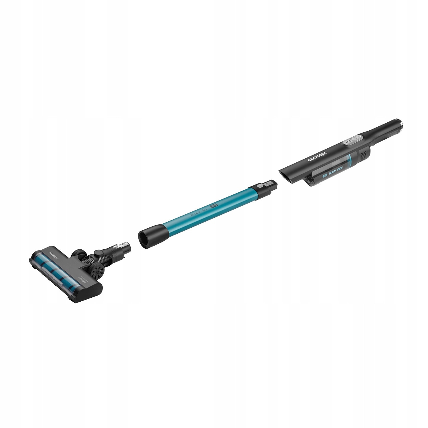 Aspirator vertical si manual Concept Direct Air 14,8V, 2 in 1, 10-20 kPa, 1,54 kg, set complet