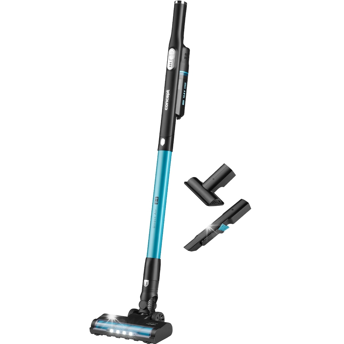Aspirator vertical si manual Concept Direct Air 14,8V, 2 in 1, 10-20 kPa, 1,54 kg, set complet