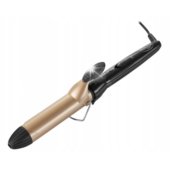 Adler hajsütővas, kerámia, 32mm, 55W, 120W, 220V-240V, forgatható kábel