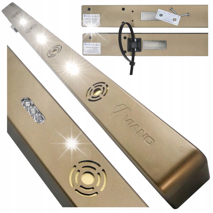 Безжично устройство за прогонване на гризачи Viano Long, 4000mAh, IP65, 63x4x4cm