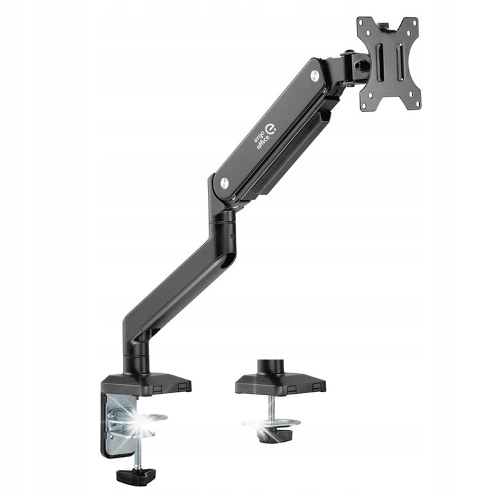 Стойка за монитор Ergo Office ER-445, 17-35'', регулируема, газова, VESA 75x75, 100x100 мм