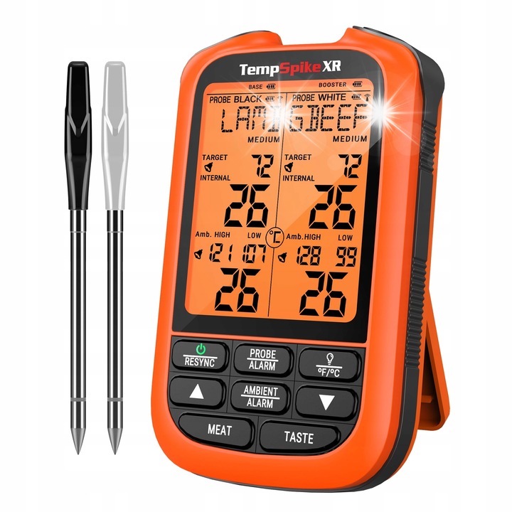 Termometru digital fara fir ThermoPro TempSpike XR TP-862, 2 sonde, waterproof, 300m raza de actiune