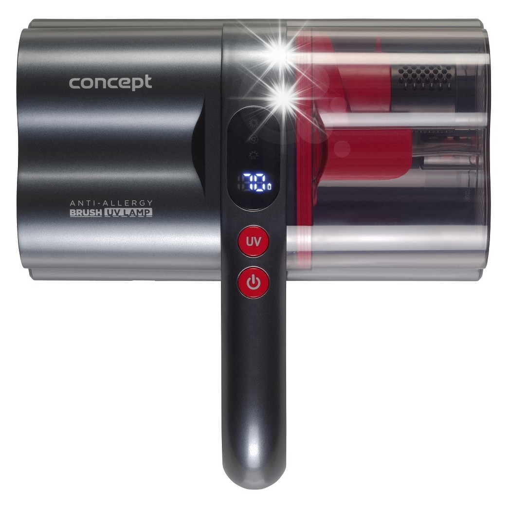Aspirator manual fara fir LumiStar VP2000, 11,1V, tehnologie UV, negru, 1,12 kg