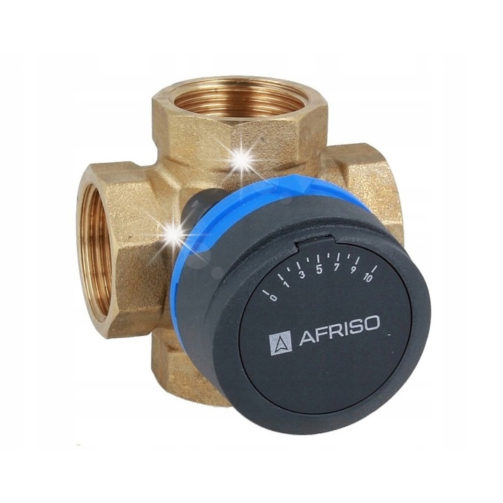 Четирипътен смесителен вентил ARV 485 ProClick, DN32, Rp1 1/4", месинг, Kvs 16